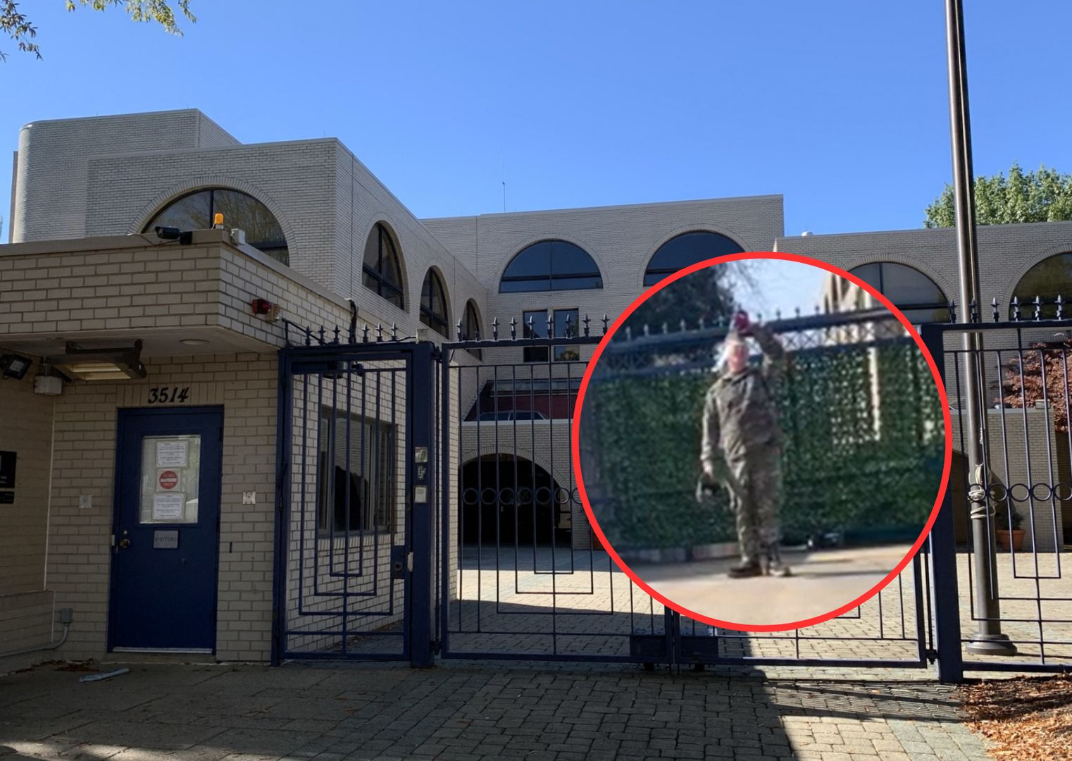 Amerykański żołnierz podpalił się przed ambasadą Izraela w Waszyngtonie