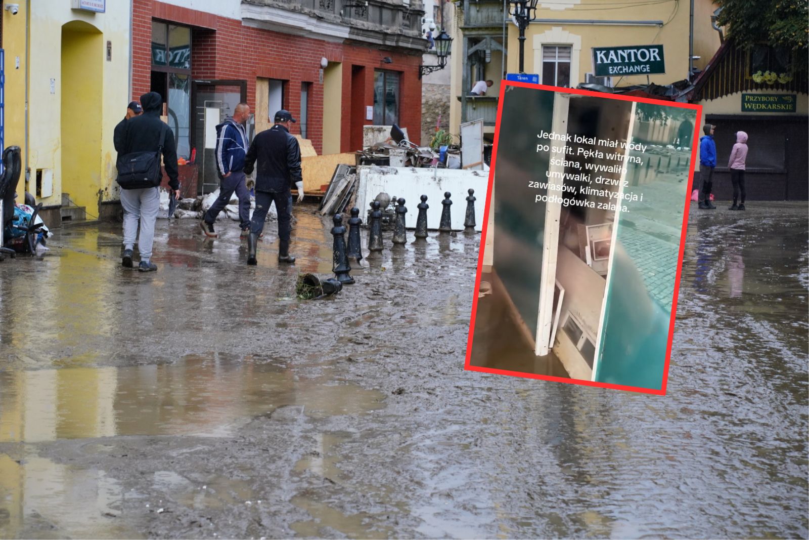 Miała lokal w centrum Kłodzka. Pokazała zniszczenia po powodzi