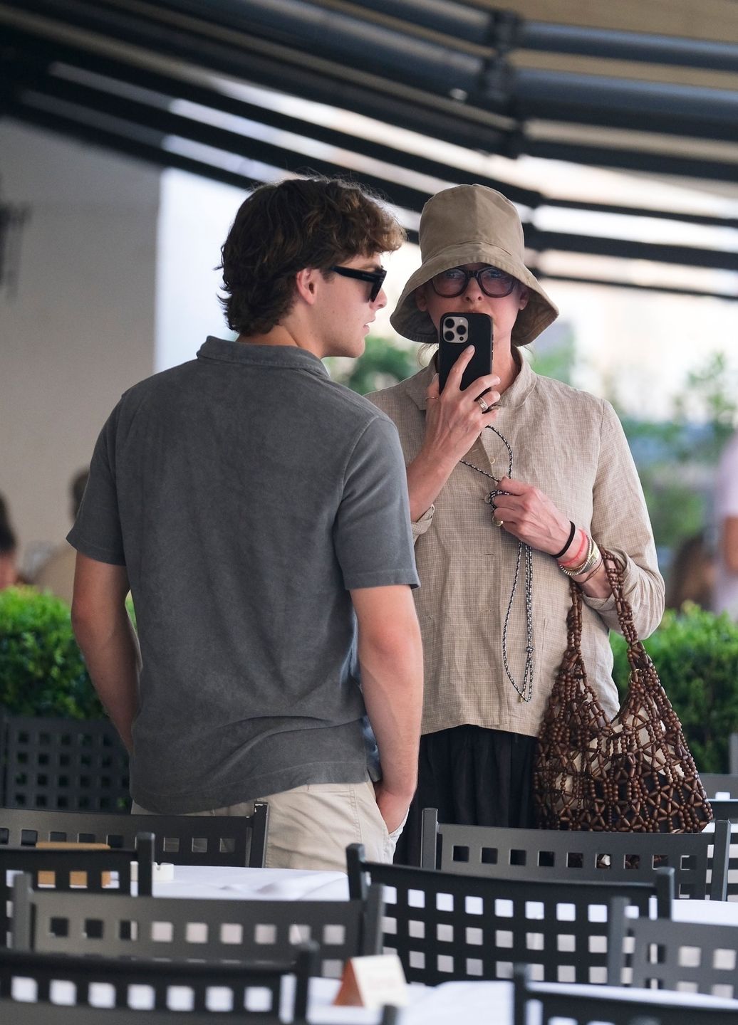 Linda Evangelista z synem na rzymskich wakacjach