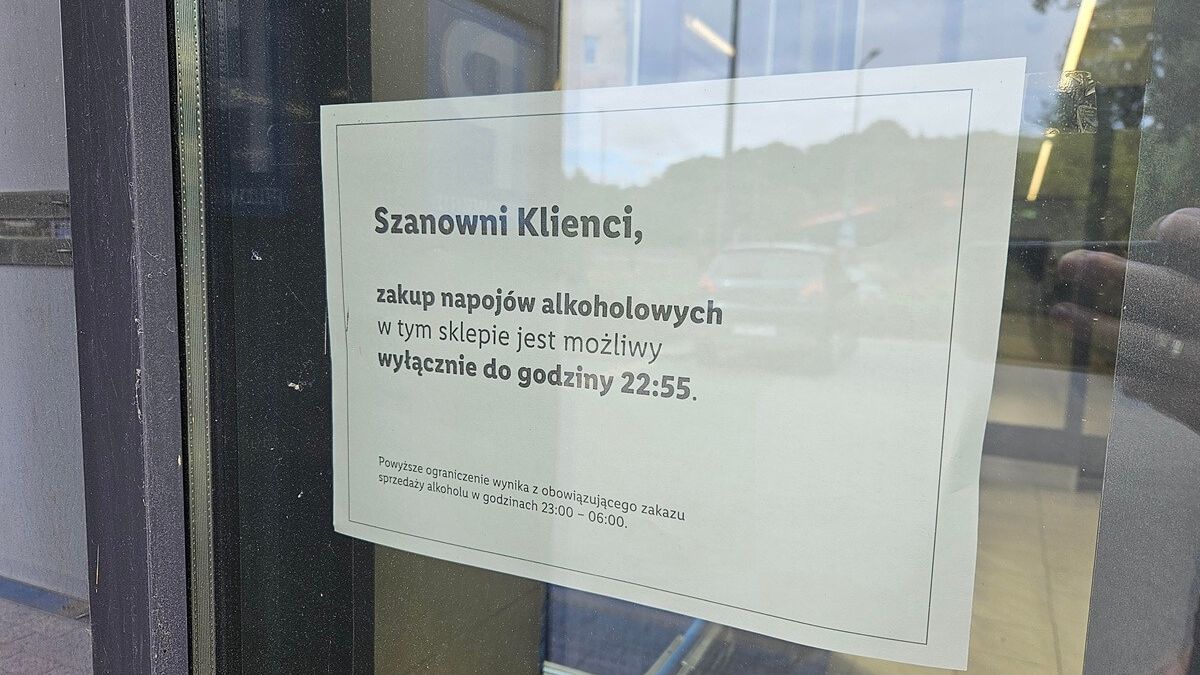 Nocne ograniczenia sprzedaży alkoholu w Lidlu