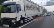 Wypadek na A4 w Rudzie Śląskiej. Dwa pasy są zablokowane po zderzeniu osobówki z samochodem ciężarowym
