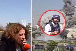 Moment ataku na Damaszek. Reporterzy byli akurat na wizji