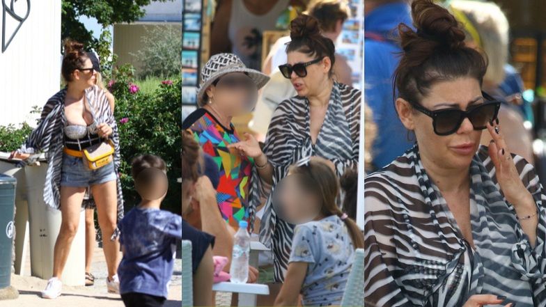 Iwona Węgrowska relaksuje się na wakacjach w Sopocie