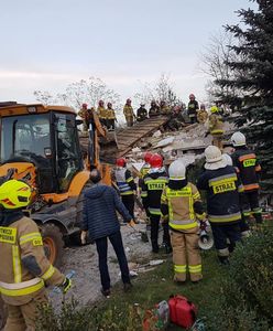 Włodzimierzów. Wybuch gazu w domu. Ludzie uwięzieni pod gruzami