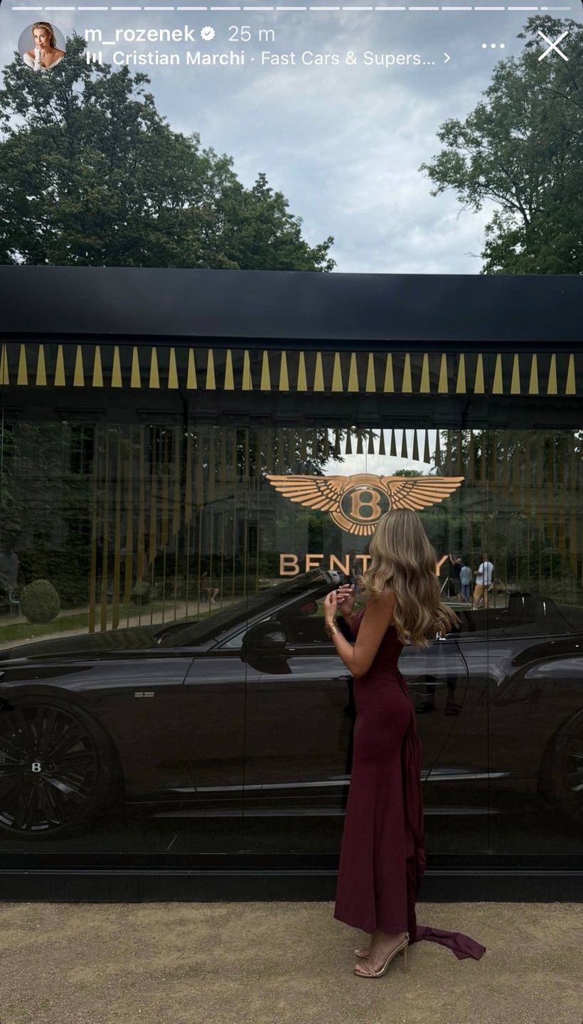 Małgorzata Rozenek pozdrawia z planu