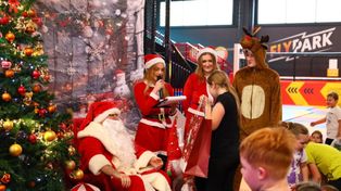 Kielce: Poranek z Mikołajem w FlyParku pełen atrakcji