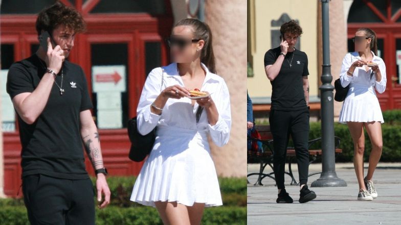 Marcin Dubiel zabrał NOWĄ DZIEWCZYNĘ (?) na gofra! (ZDJĘCIA)