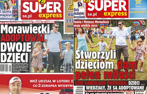 Dziennikarze zarzucają Mateuszowi Morawieckiemu ustawkę z „Super Expressem” ws. adopcji dzieci