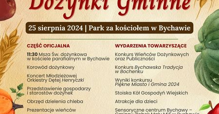 Dożynki w Bychawie 2024. Występy zaproszonych zespołów. Zobacz godzinowy program