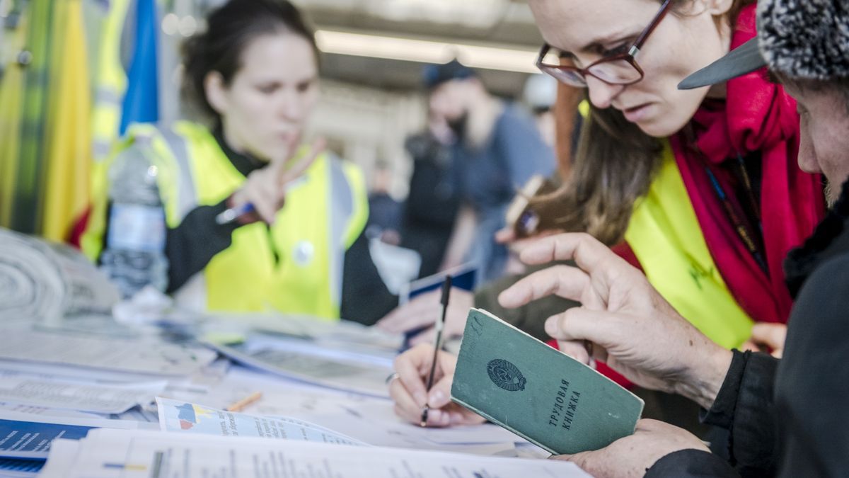 Uchodźcy z Ukrainy w Warszawie, fot. Mieszko Piętka/AKPA
