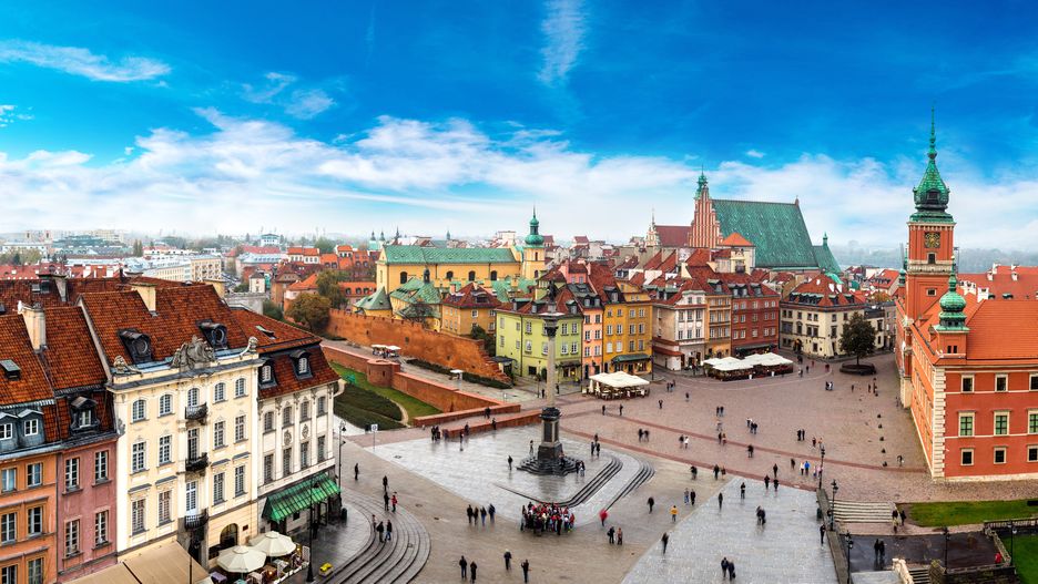 Warszawa w letni dzień