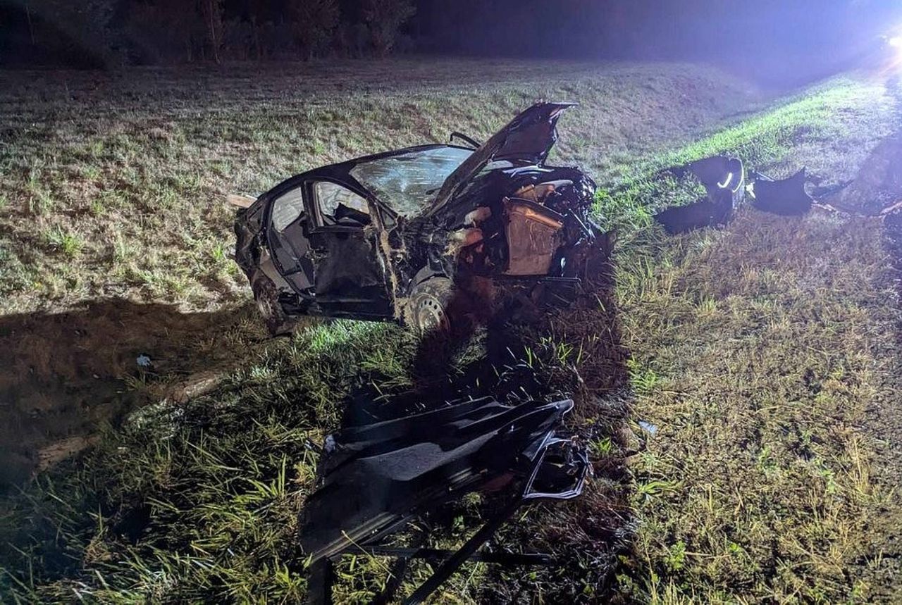 Tragedia pod Nałęczowem. Kierowca toyoty nie przeżył