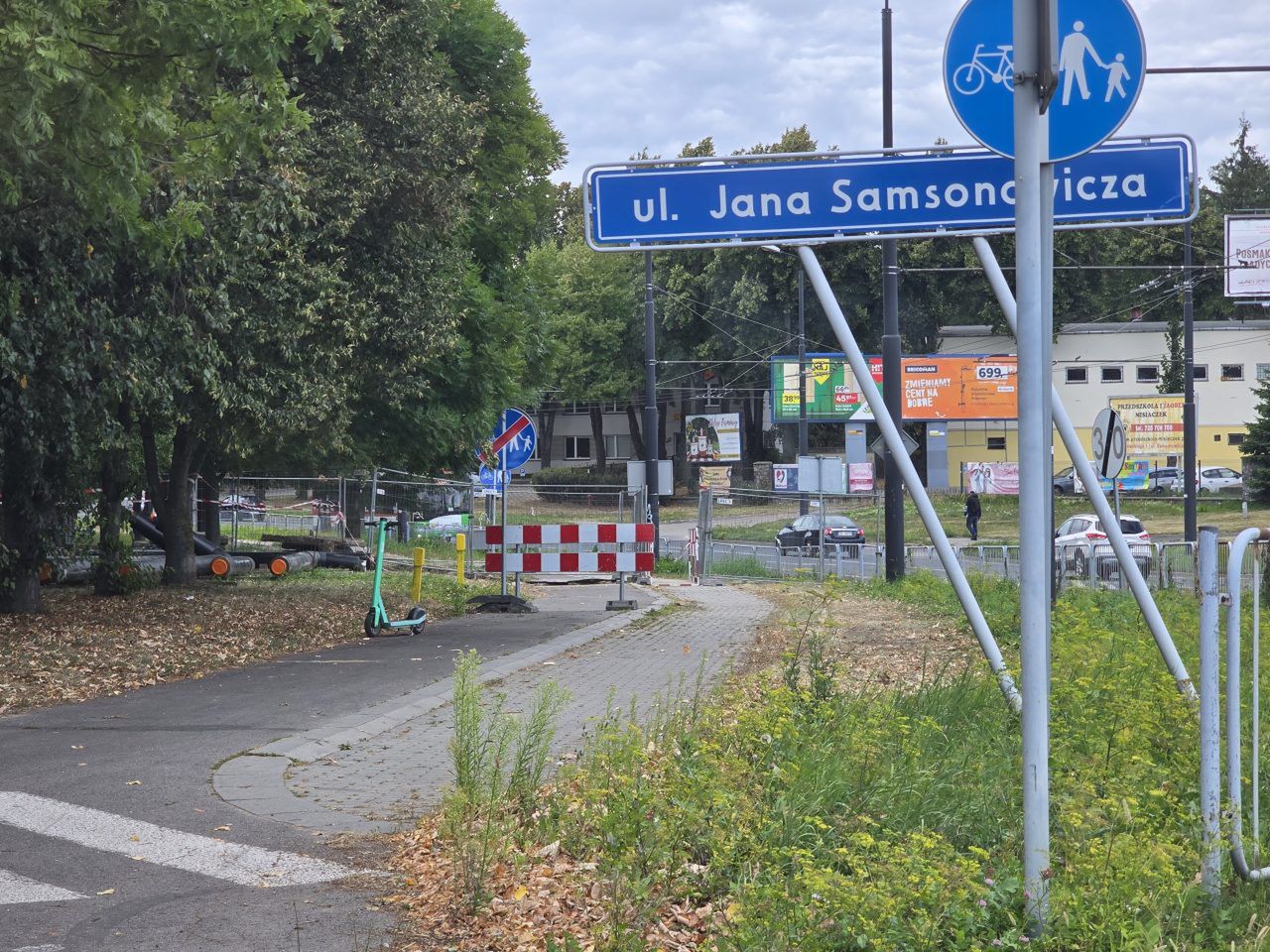 Lulin: Utrudnienia w ruchu na ul. Diamentowej