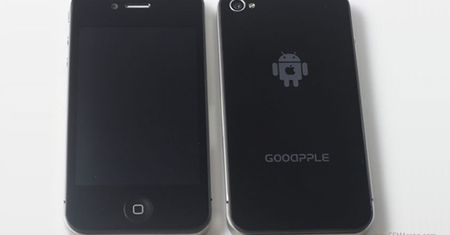 GooApple 3G - Android w skórze iPhone'a [wideo]
