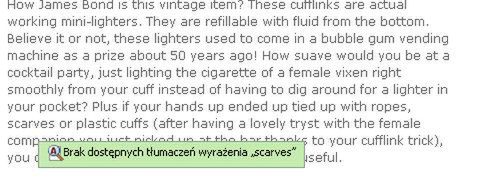 Szybkie tłumaczenie z Google Toolbar 4