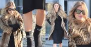 #TRENDY: Marcelina Zawadzka w futerku w panterkę
