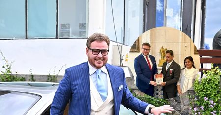 Książę Lubomirski-Lackoroński spotyka się z maharadżą. Podarował mu wyjątkowy prezent