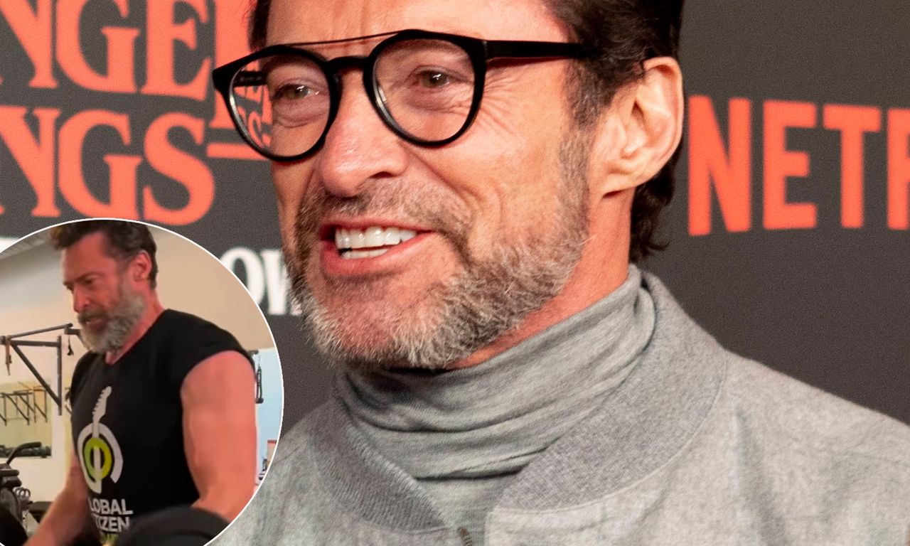 Hugh Jackman daje z siebie wszystko podczas treningów. Tak zmienia się w Wolverine