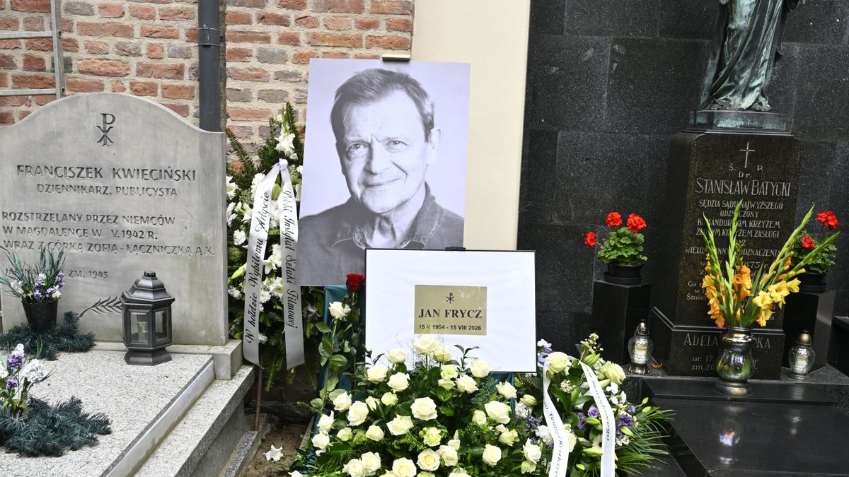 Grób Jana Frycza na Starych Powązkach w Alei Zasłużonych