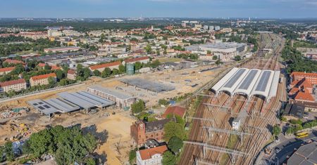 Gliwice. Co słychać na placu budowy. Centrum przesiadkowe i dworzec PKP nie zwalniają tempa