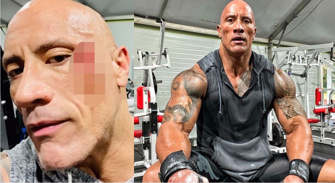 Dwayne Johnson miał wypadek na siłowni. Nagrał krwawe wideo