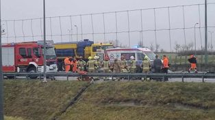 Kolizja na A1 w pow. włocławskim. Utrudnienia w kierunku Łodzi