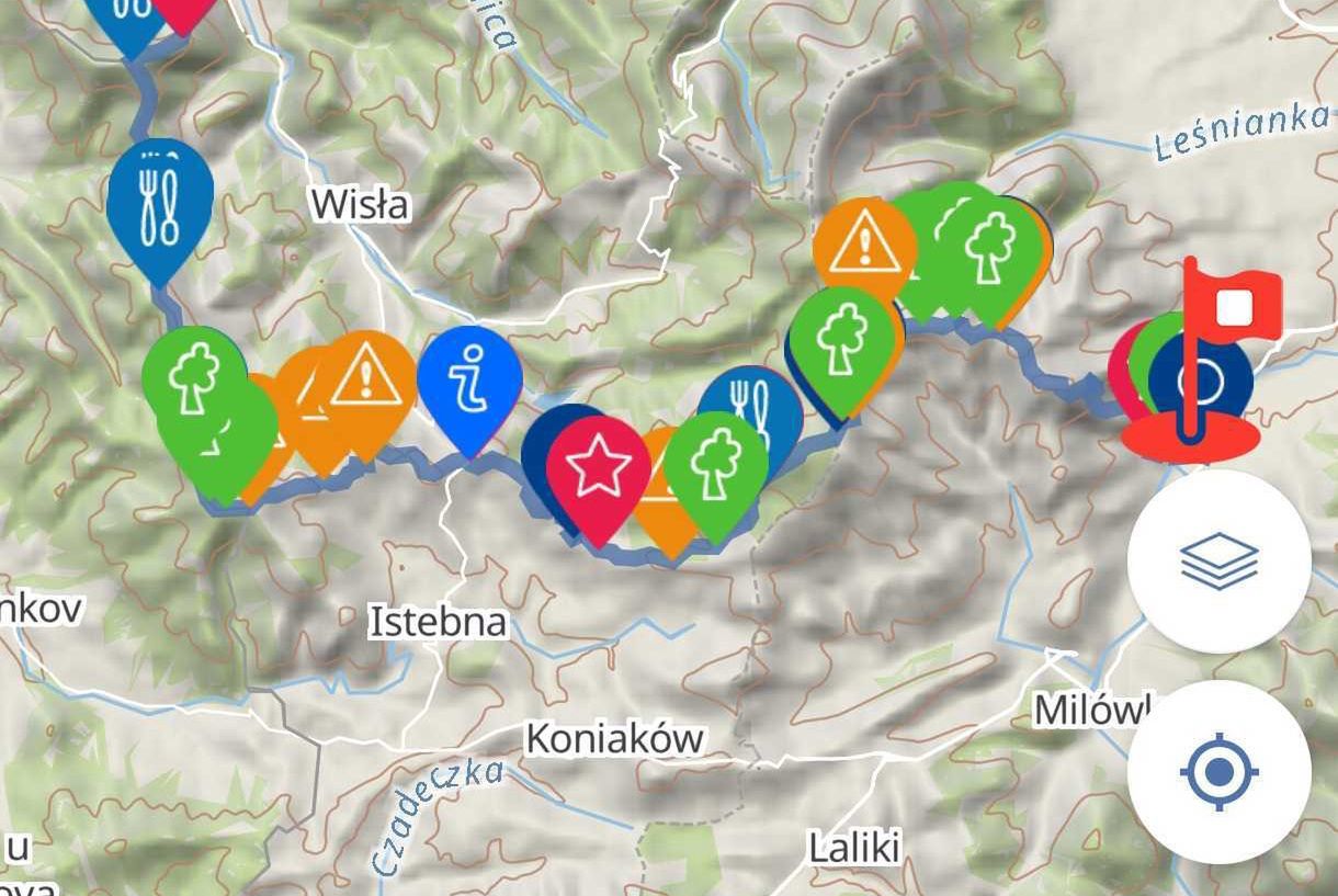 Mapa z atrakcjami. Aplikacja pomoże zaplanować wakacje