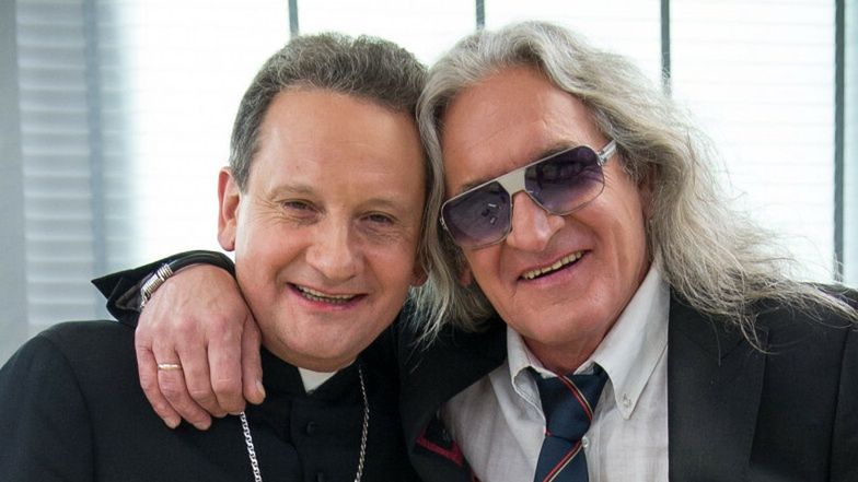 Grzegorz Markowski z bratem Rafałem