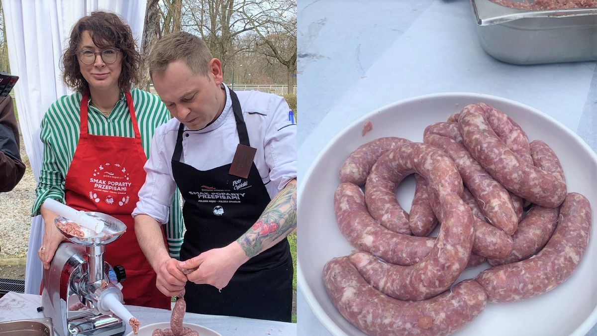 Robienie białej kiełbasy z Piotrem Ogińskim było ekscytujące