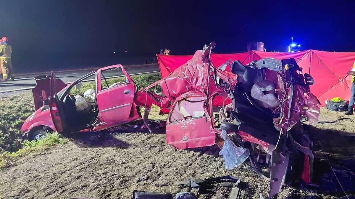 Wypadek w miejscowości Wierzch