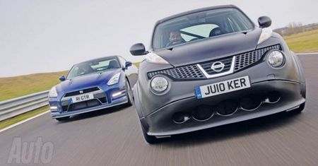 Nissan Juke-R vs Nissan GT-R [wideo]