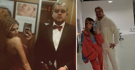 Chłopak Roxie pozuje na kanapie. Znany raper wbił mu szpilę