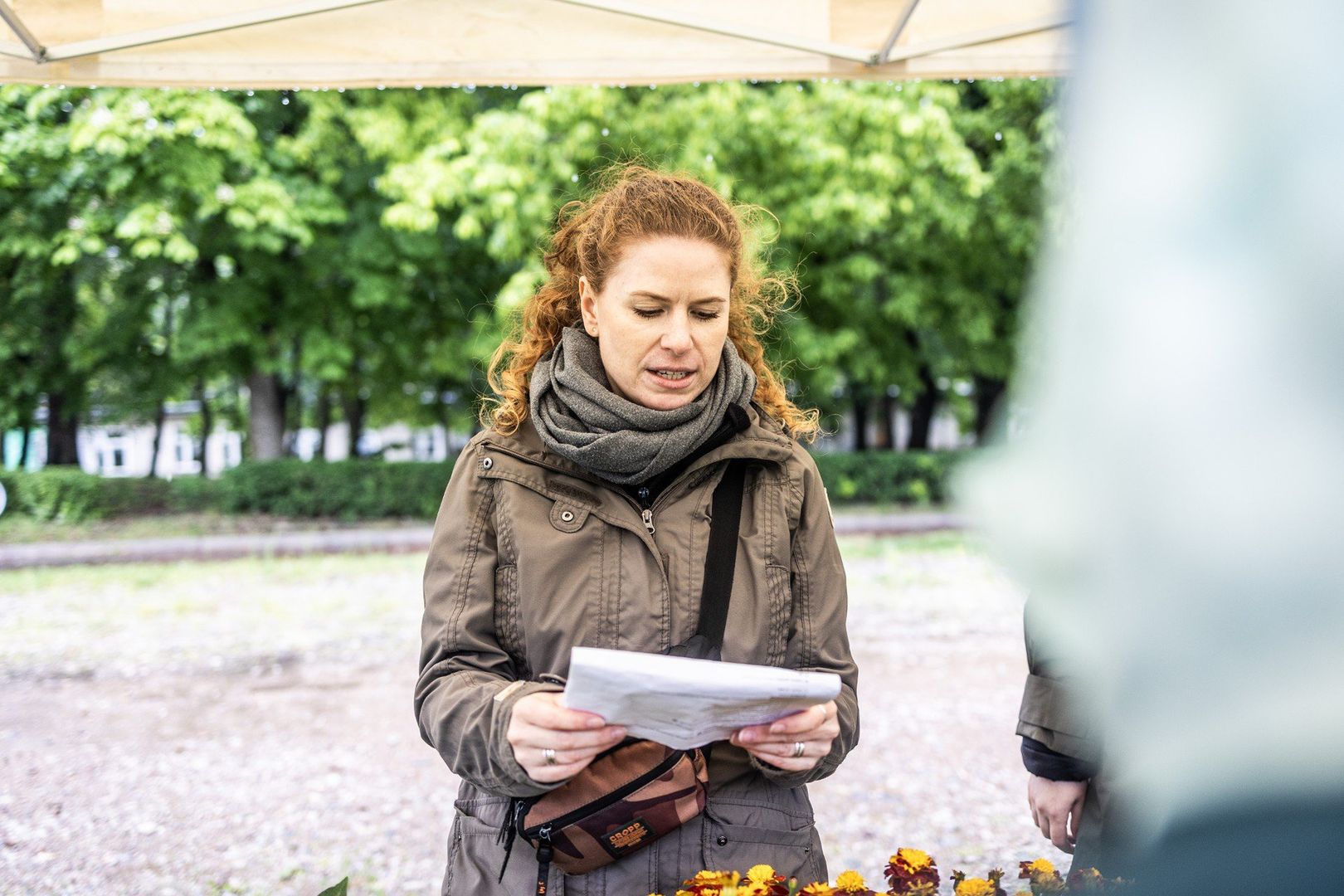Jadalny Kraków Fest na Wesołej. Można tu było m.in. zakupić świeże warzywa i owoce. Nie zabrakło również warsztatów ogrodniczych, zabaw dla dzieci i koncertów.