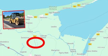Drogowy horror nad morzem. Turyści mogą tylko załamać ręce