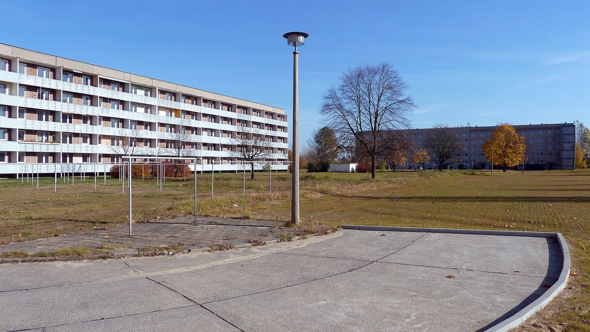 Niemieckie miasto Eisenhüttenstadt