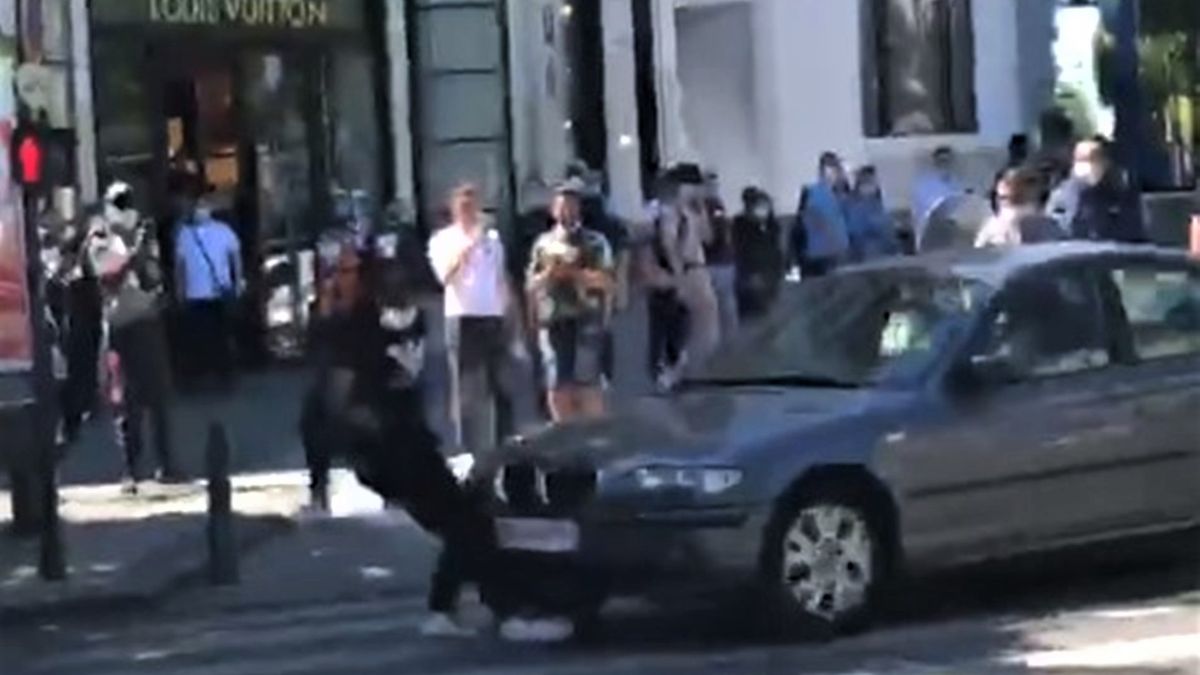 Kierowca umyślnie potrącił mężczyznę