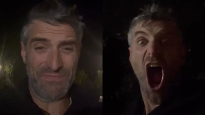 Maciej Dowbor dokumentuje sztorm w Hiszpanii