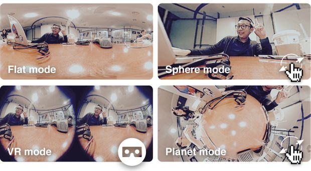 Najmniejsza, wodoodporna kamerka 360 stopni 3