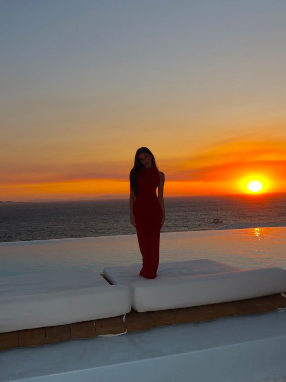 Roksana Węgiel pozdrawia z Mykonos
