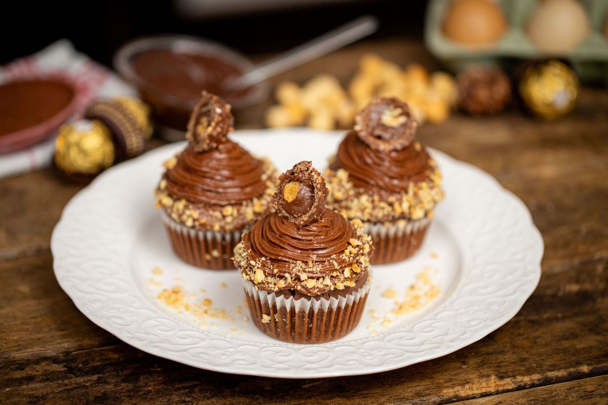 Kiedy robię babeczki a'la Ferrero Rocher, wszyscy od razu proszą o dokładkę