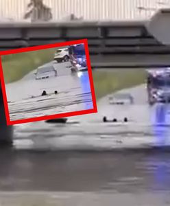 Gniezno: Auto utknęło pod wodą. W środku była kobieta