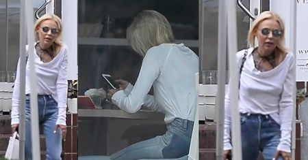 Sablewska bez stanika wychodzi z wegańskiej restauracji