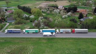 Protest przewoźników w Dorohusku rozpoczęty. Sąd nie zgodził się z zakazem wójta