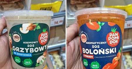 Obiadowy klasyk znalazłam w Lidlu. Producent poskąpił ważnego składnika