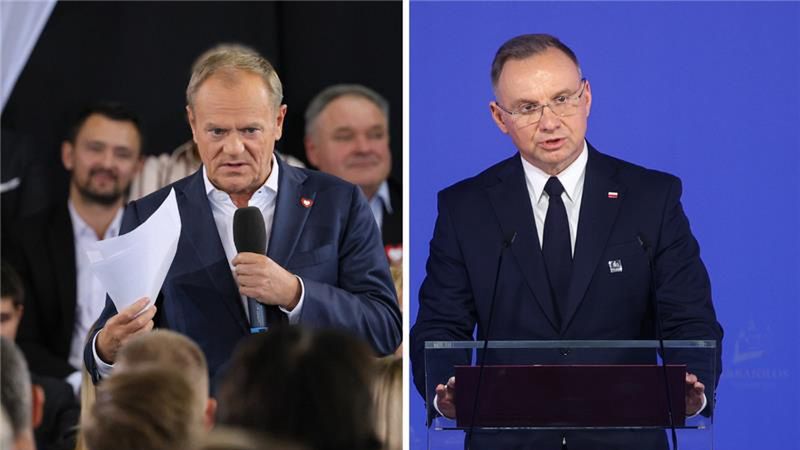 Donald Tusk uderza w prezydenta Andreja Dudę