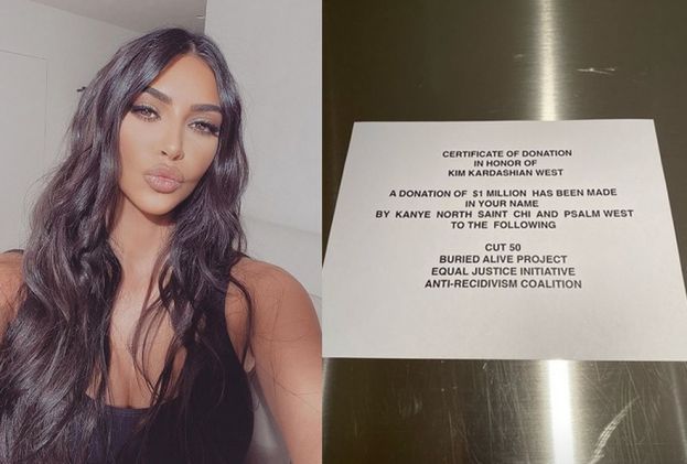 Hojny Kanye West podarował WIĘŹNIOM MILION DOLARÓW z okazji 39. urodzin Kim Kardashian!
