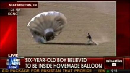 Sześciolatek odlatujący "spodkiem" domowej roboty czy rodzice pragnący sławy? Zwariowane przypadki z USA (wideo) 1