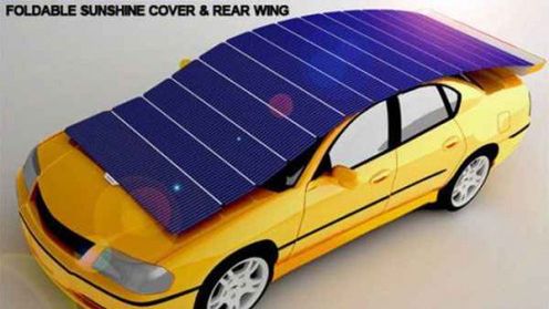 Słoneczny "żagiel" do Twojego samochodu 1