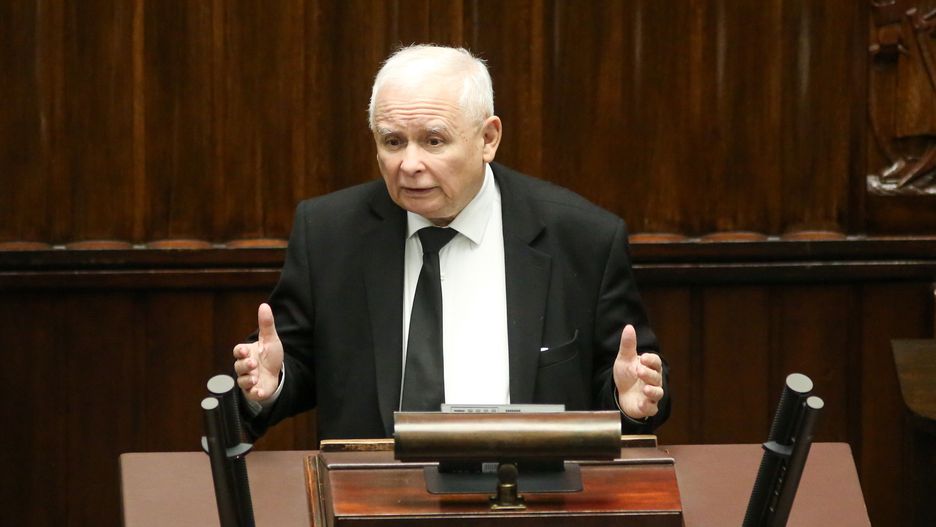 Prezes PiS Jarosław Kaczyński