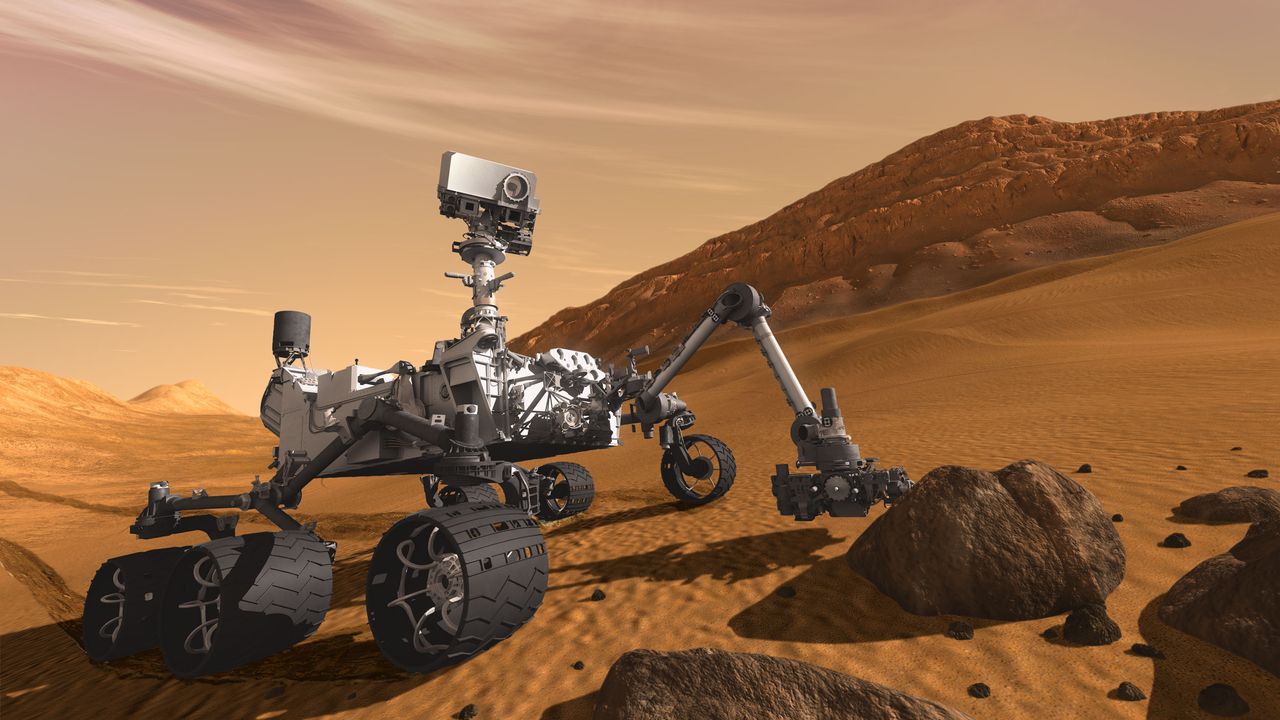 Łazik Curiosity wykonał interesujące zdjęcia chmur na Marsie